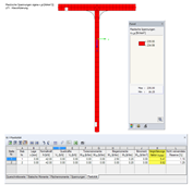 SHAPE-THIN Tabla '8.1 Plasticidad' y tensiones equivalentes plásticas para el miembro n. ° 2 (Clase 4)