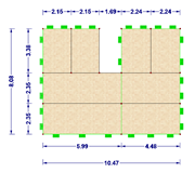 Geometría de la placa