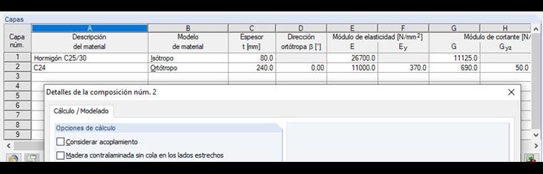Determinación de la rigidez equivalente