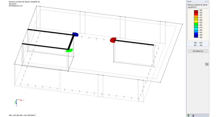 Esfuerzo cortante absorbido en el extremo y en la esquina del muro