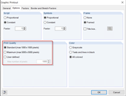 Optimización de las impresiones gráficas para el tamaño de hoja