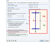 Convención de signos para la "Aplicación de la carga de cargas transversales positivas"