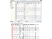 Tablas de resultados de RF-CONCRETE Surfaces