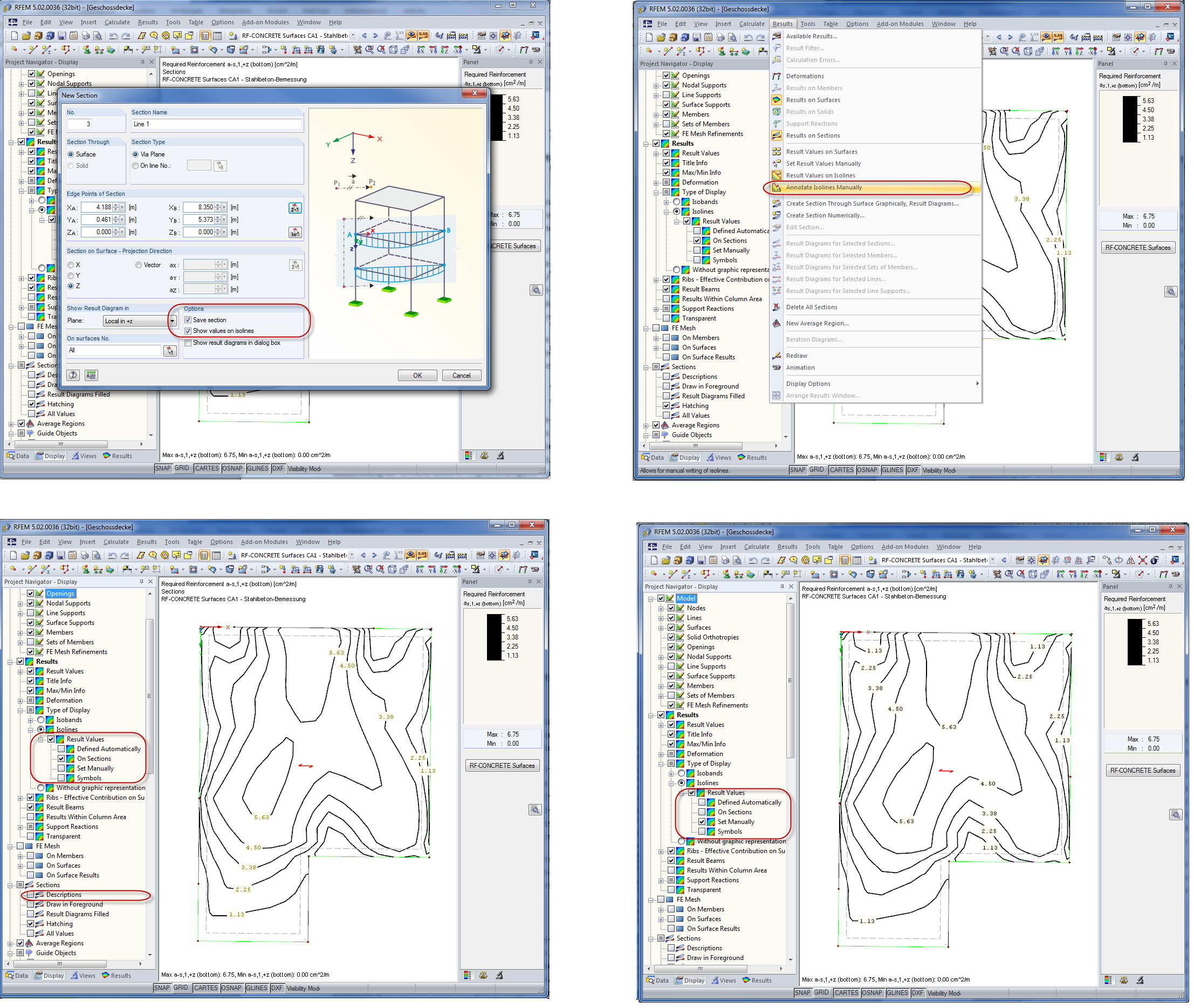 Anotación de isolíneas automáticamente