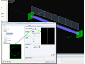 Visualización de los momentos de apoyo como un vector
