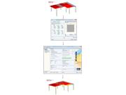 Frecuencia natural de la estructura antes de reducir la rigidez