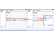 Selección de combinaciones de carga en el informe