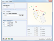 Mover y copiar en sistemas de coordenadas definidos por el usuario en RFEM 5 y RSTAB 8