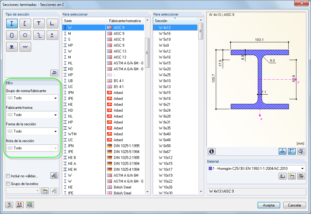 Favoritengruppe in der Querschnittsbibliothek anlegen