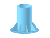 Deformaciones de la base de la columna