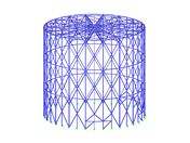 Estructura de acero para panorama de 360 °