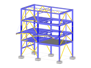 Estructura industrial de la torre
