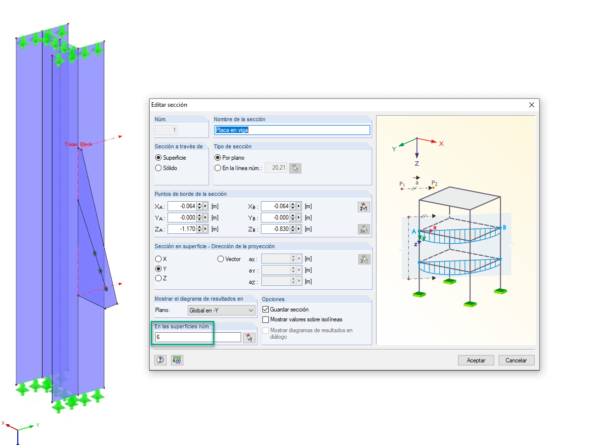 Definición de la sección