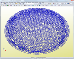 Räumliches Modell der Kuppel des Louvre Abu Dhabi in RSTAB (© Waagner-Biro)
