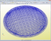 Räumliches Modell der Kuppel des Louvre Abu Dhabi in RSTAB (© Waagner-Biro)