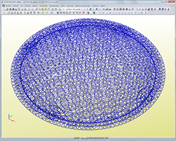 Räumliches Modell der Kuppel des Louvre Abu Dhabi in RSTAB (© Waagner-Biro)