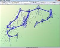 Toda la estructura mostrada en RFEM (© Meyer+Schubart)
