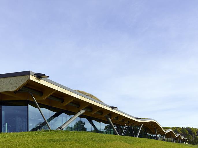 Estructura de cubierta de madera