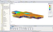 Modelo para el análisis sísmico en RFEM (© ARTEMIS INGENIEUR)