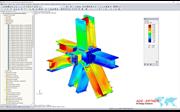 Conexión con tensiones equivalentes en RFEM (© ADS-ERTNER BV)
