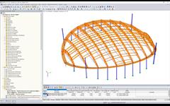 Estructura de cubierta de madera