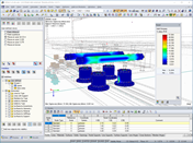 Tensiones de Von Mises de la conexión entre los ejes y los rodillos (© AGICEA)