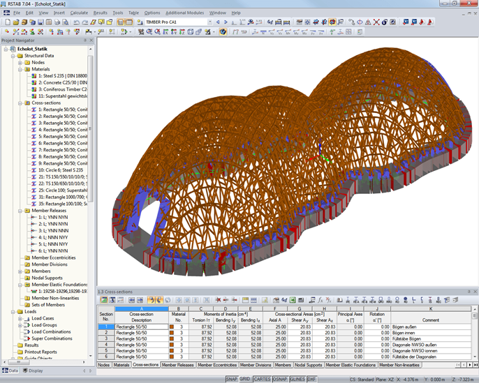 Echolot - Biomimic Gazebo en BUGA 2011, Alemania