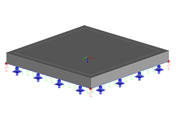 Aplicación de muelles superficiales, muelles lineales y muelles individuales