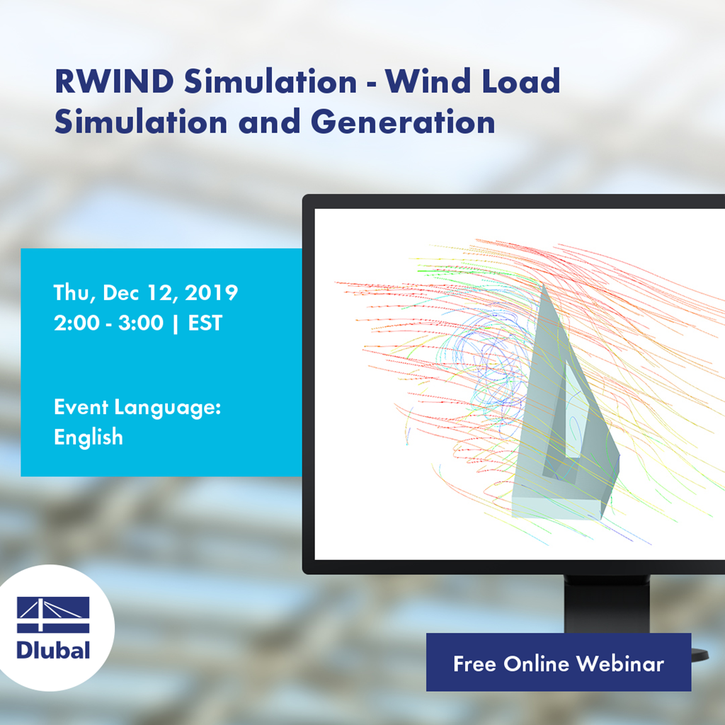 Simulación de cargas de viento con RWIND Simulation y generación