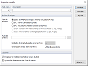 Importación manual del modelo