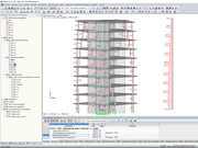 NBC 2015 Cizalladura elástica en la base, Ve, para el tipo de espectro de respuesta elástica en RF-DYNAM Pro – Cargas equivalentes