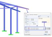 Cartela hecha de secciones en T