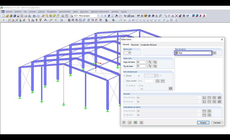 Tipo de barra "Nula"