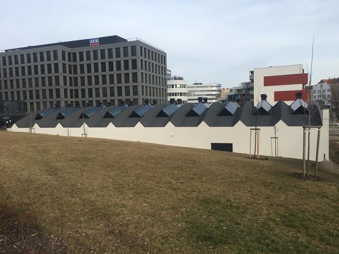 Edificio de oficinas terminado en Praga, República Checa