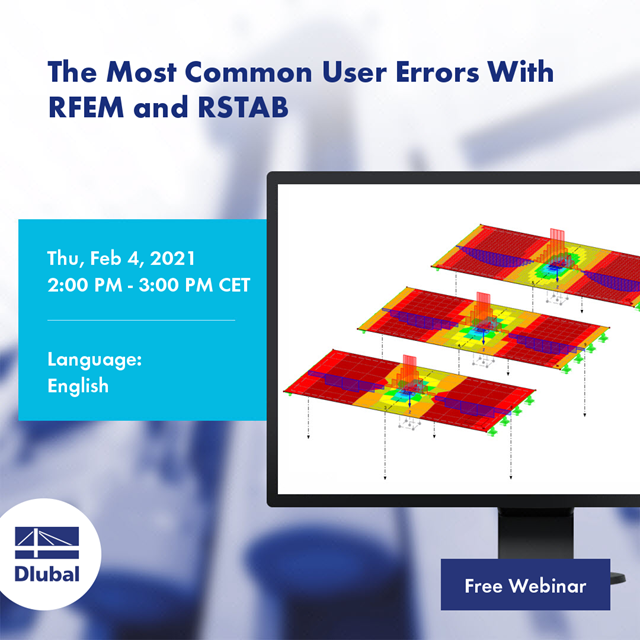 Los errores de usuario más comunes con RFEM y RSTAB