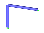 Pórtico con cimentación considerando la fricción horizontal