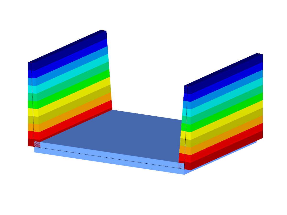 Elemento estructural con espesores de superficie variables