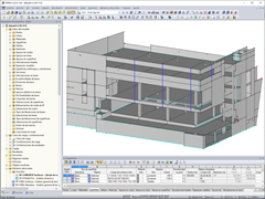 Componente A del centro municipal en RFEM (© Dipl.-Ing.Rainer Zangerle)