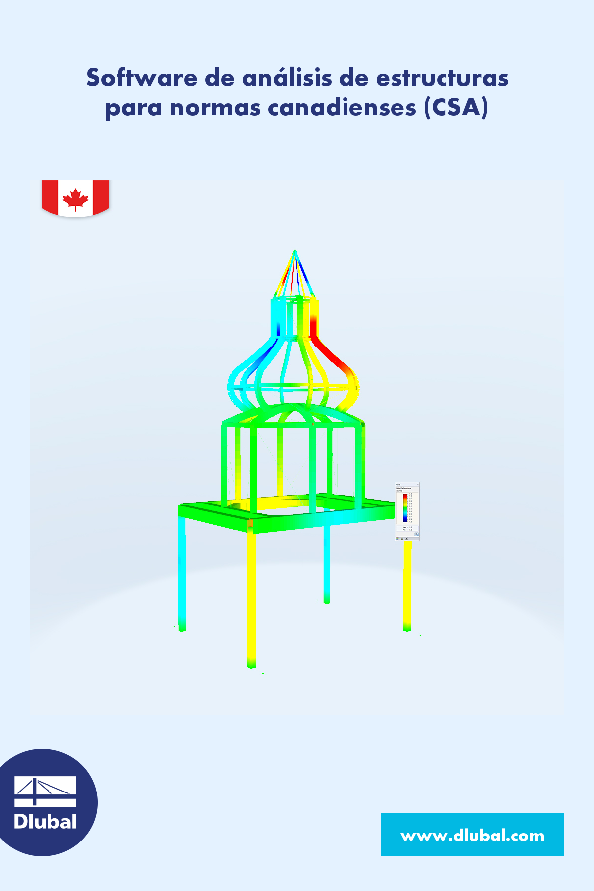 Software de análisis estructural para normas\n canadienses (CSA)