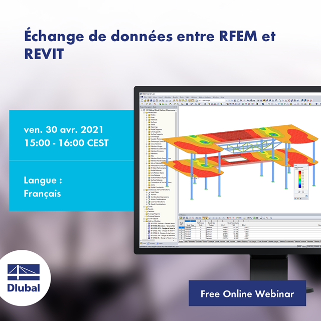 Intercambio de datos entre RFEM y REVIT