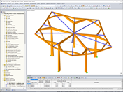 Modelo en 3D de un elemento individual en RFEM (© Jing Kong & Associates Consulting Structural Engineers Inc.)