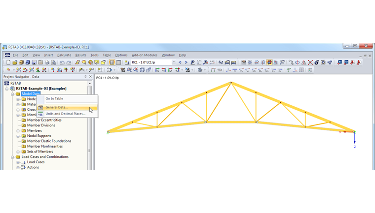 Datos generales a través del navegador