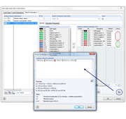 Editar casos de carga y combinaciones