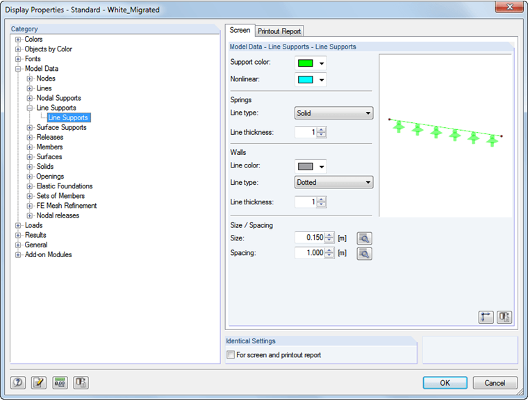 Editar las propiedades de visualización