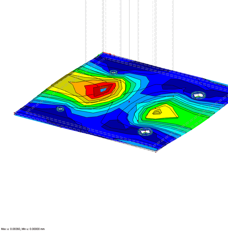 Estructura deformada