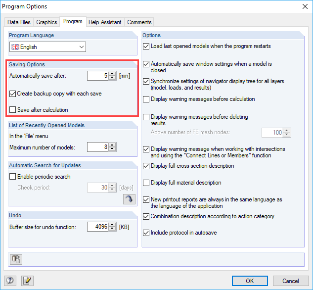 Copia de seguridad automática de datos