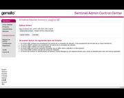 Sentinel Admin Control Center