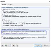 Configuración detallada en RF-CONCRETE Surfaces