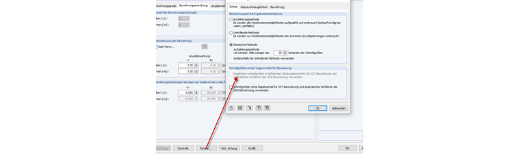 Optimización de esfuerzos internos