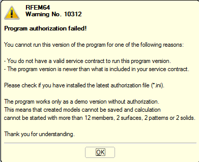 Error de autorización